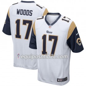 Camiseta Hombre NFL Los Angeles Rams Robert Woods 17 Nike Blanco